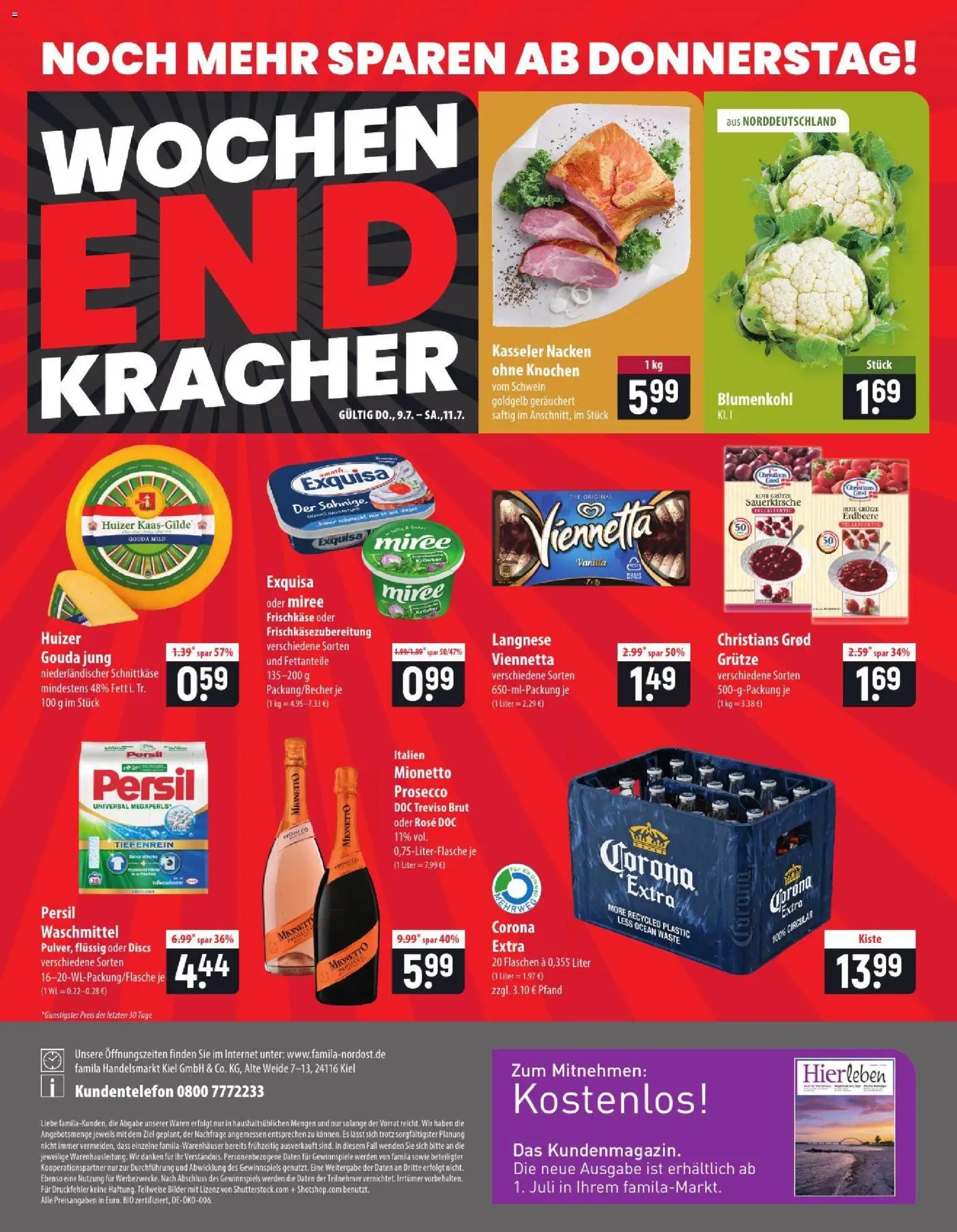 Famila Prospekt – gültig ab 06.07.2026 | Seite: 24 | Produkte: Bilder, Waschmittel, Frischkase, Persil