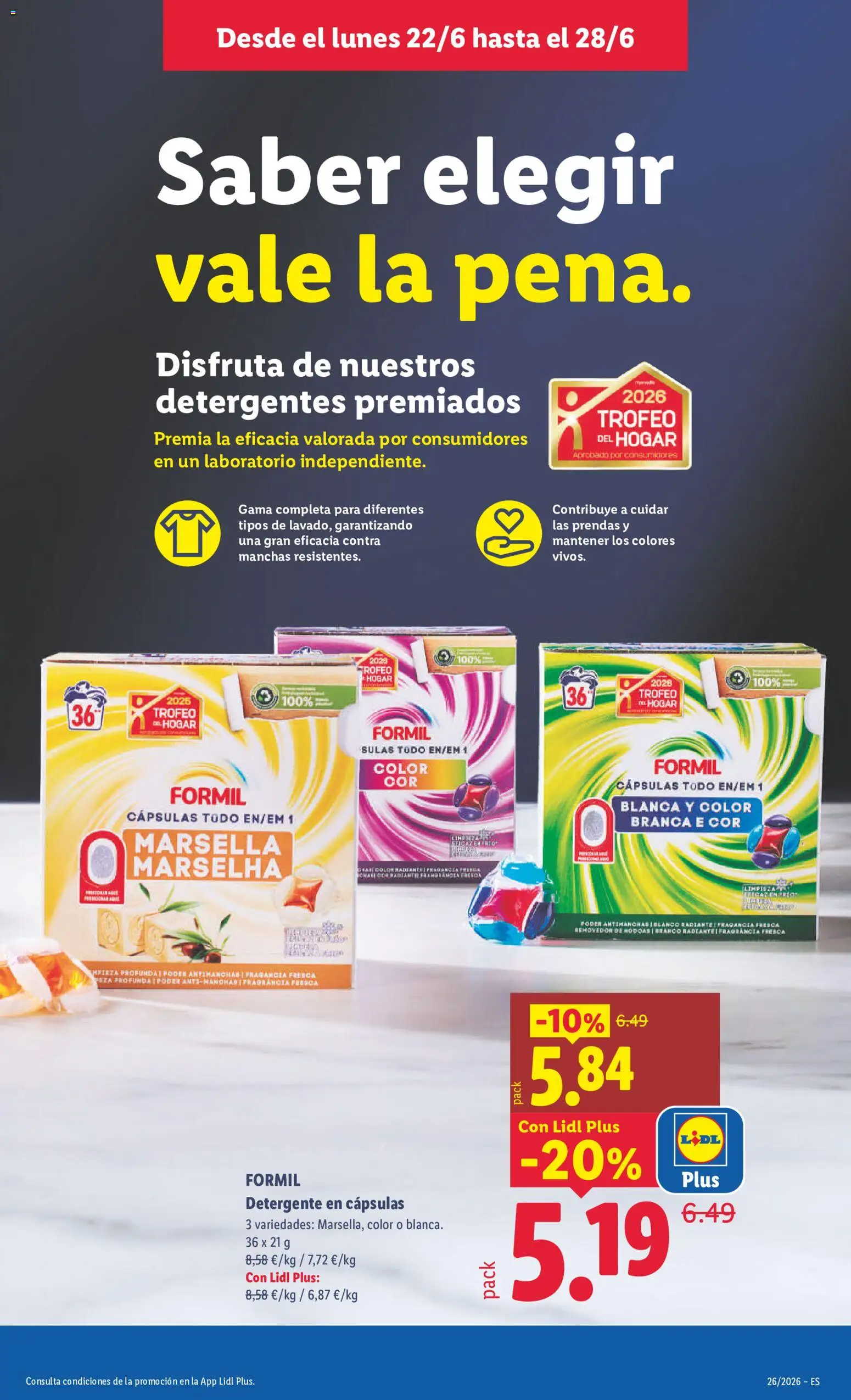Lidl folleto │ válido desde el 22.06.2026 | Página: 13 | Productos: Fragancia, Detergente, Ropa