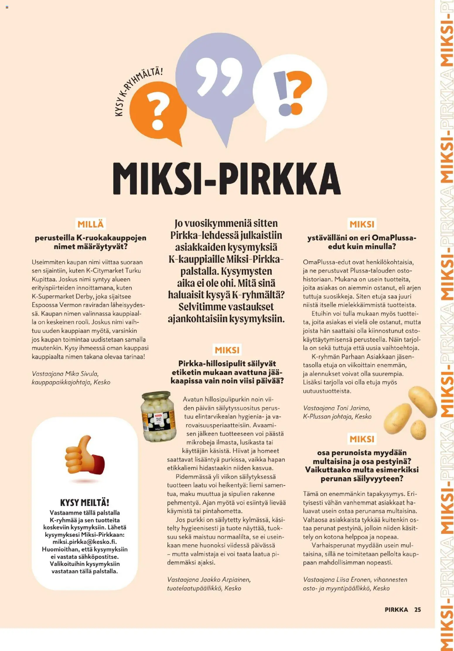K-Supermarket tarjoukset - Pirkka – voimassa 06.05.2026 alkaen | Sivu: 25 | Tuotteet: Multa, Voi