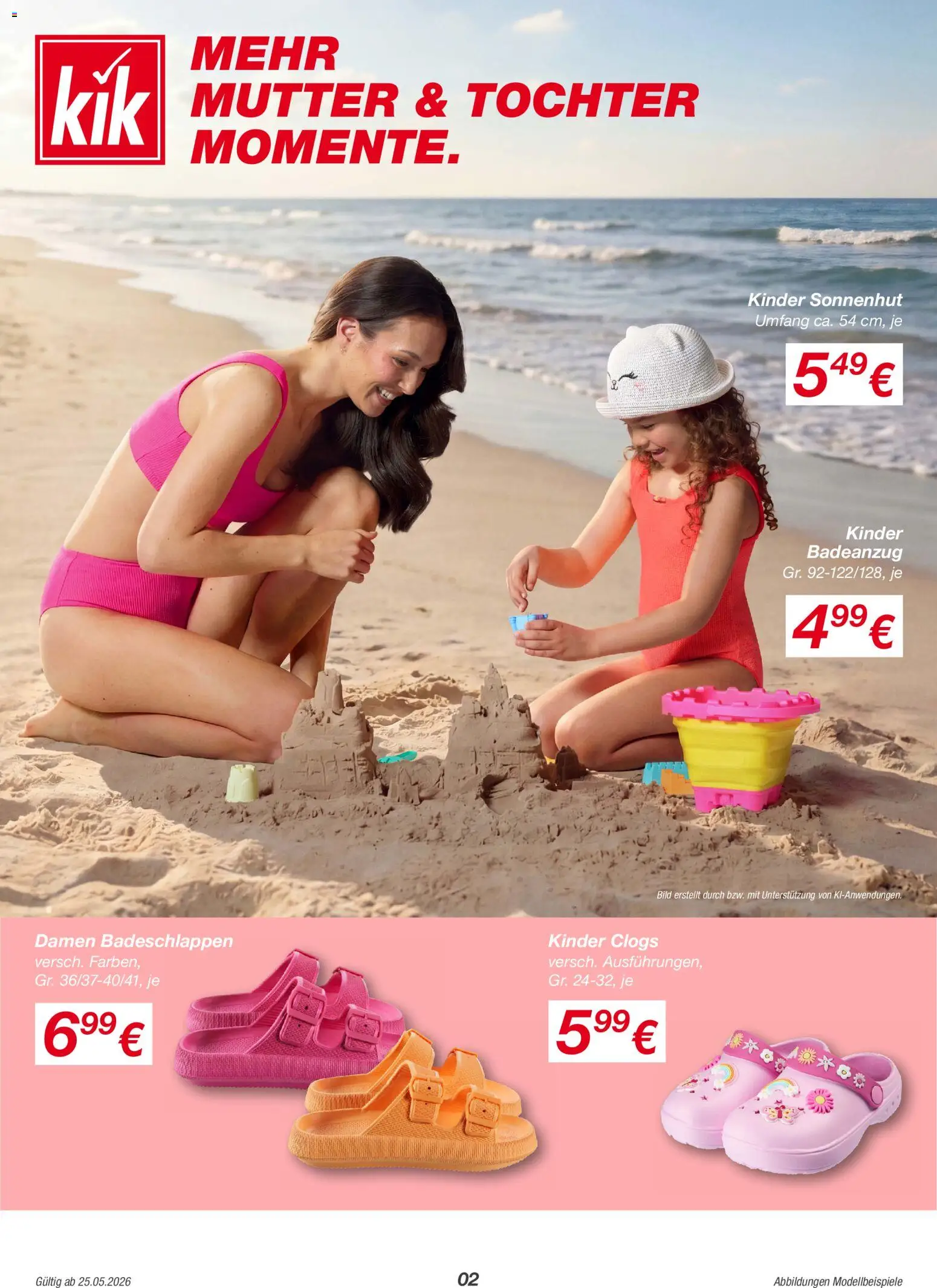 Kik Prospekt aktuell gültig ab 25.05.2026 | Seite: 2 | Produkte: Badeanzug