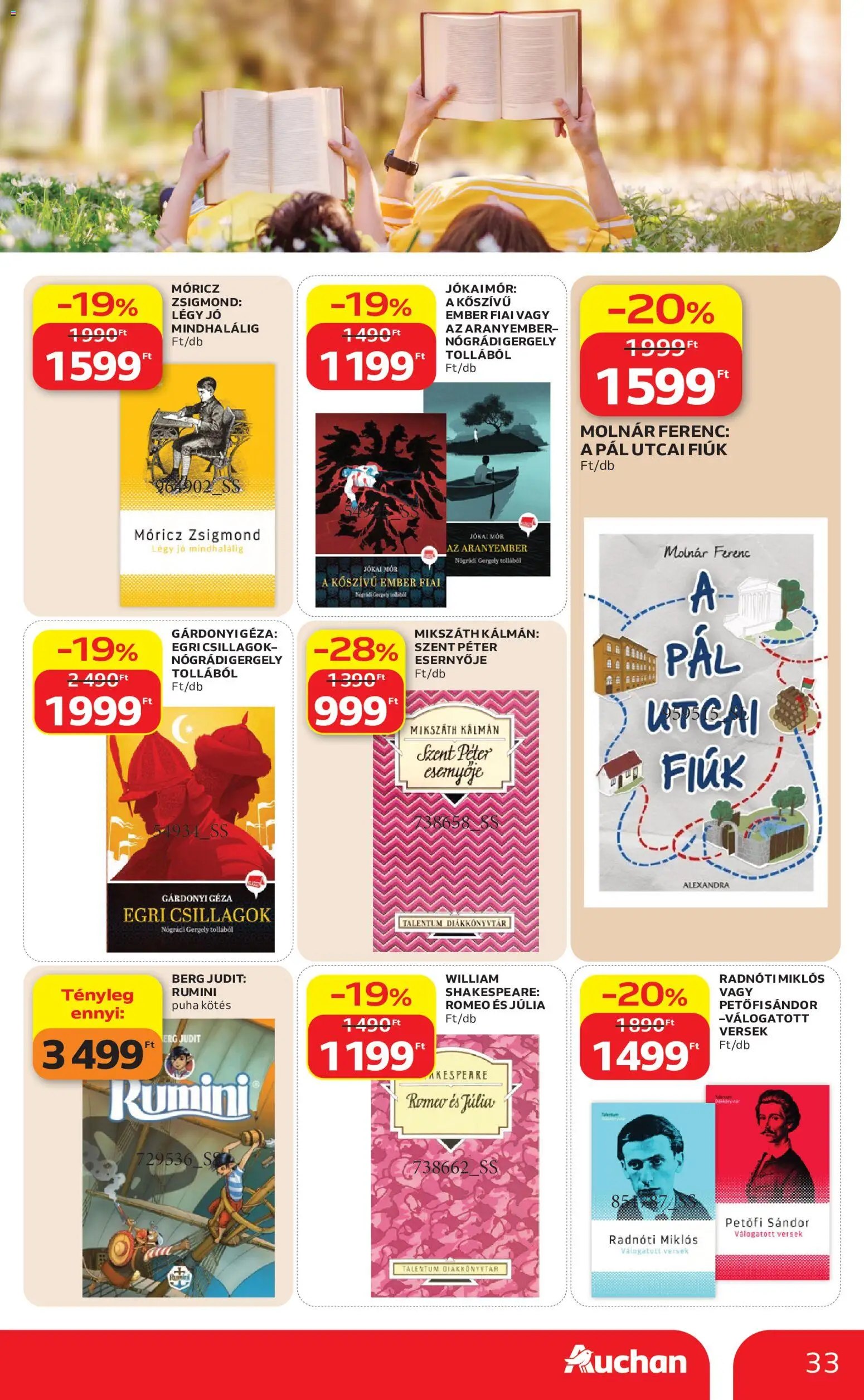 Auchan akciós ujság - amely érvényes a következő dátumtól: 2026.07.09. | Oldal: 33