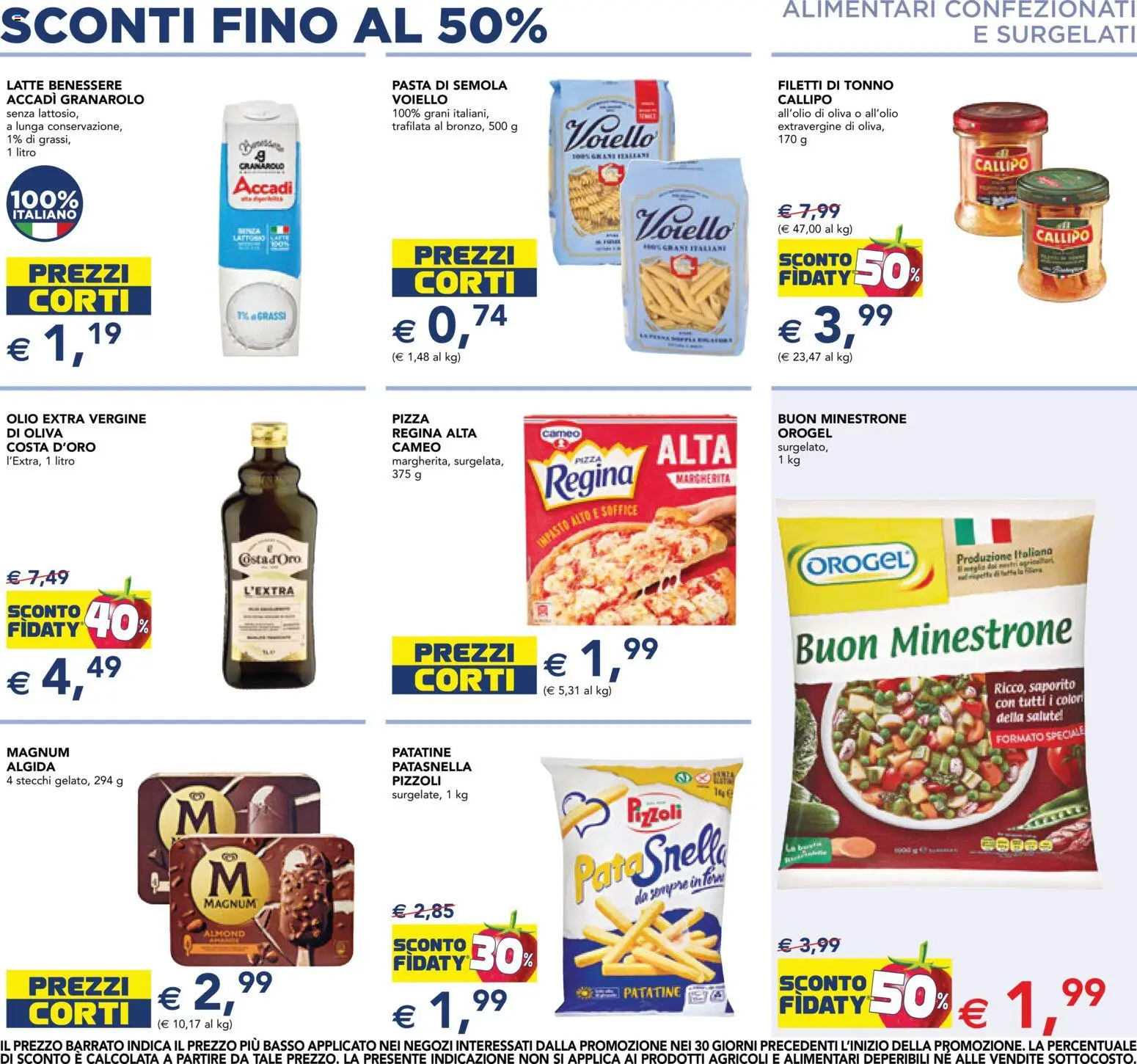 Volantino Esselunga S del 07/10/2026 | Pagina: 11 | Prodotti: Minestrone, Pasta, Olio extra vergine, Forno
