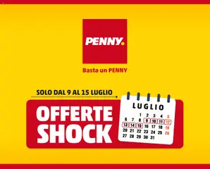 Anteprima del volantino PENNY volantino Offerte Shock valido a partire dal 09/07/2026
