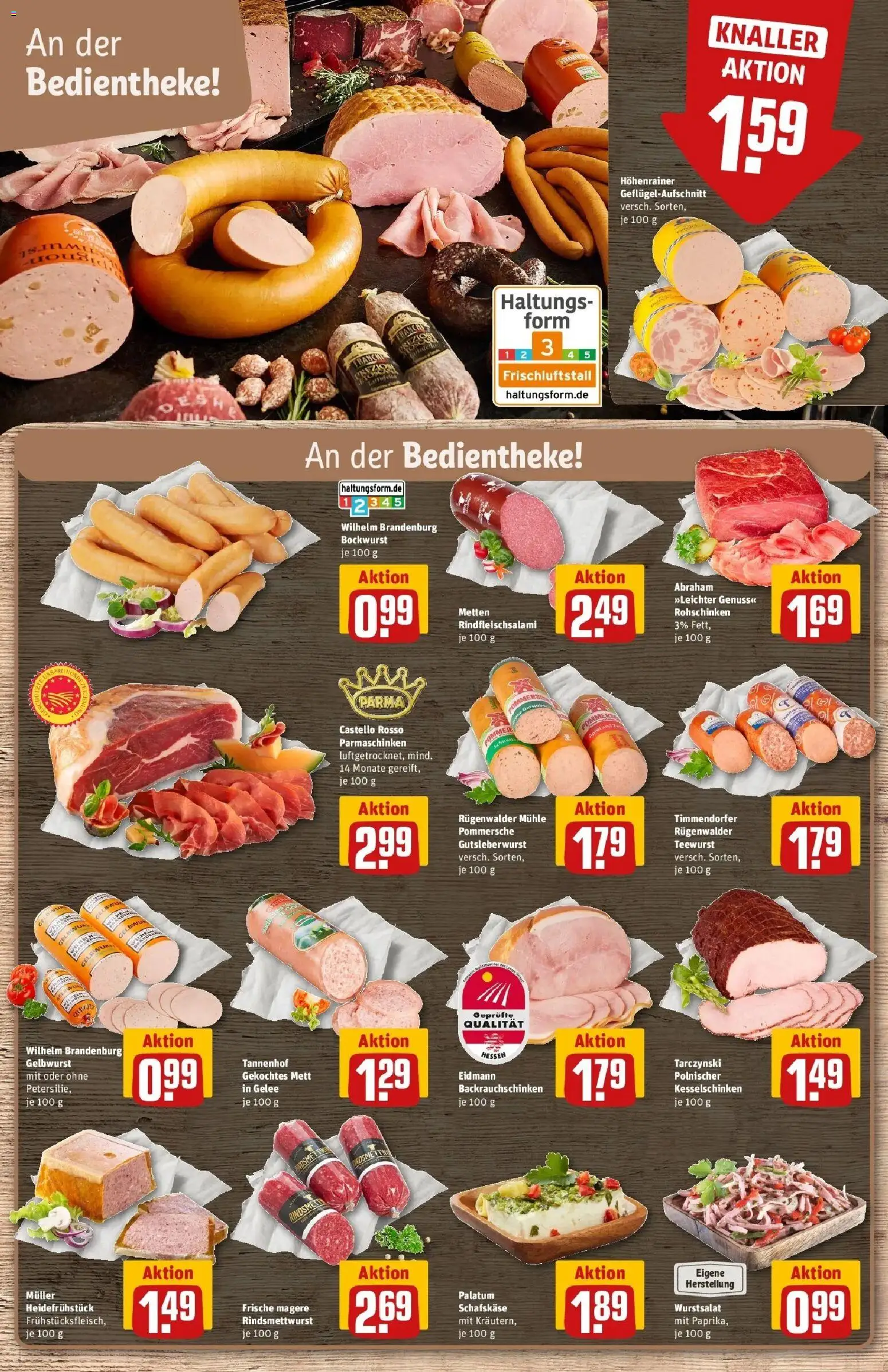 REWE Prospekt ab 10.08.2026 zum Blättern » Angebote | Seite: 8 | Produkte: Bockwurst, Mühle, Schafskase