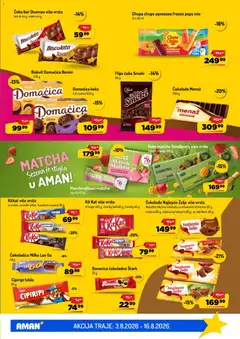 Marshmallows matcha, jagoda 100 g - pregled Aman kataloga - važi od 03.08.2026 | Strana: 31