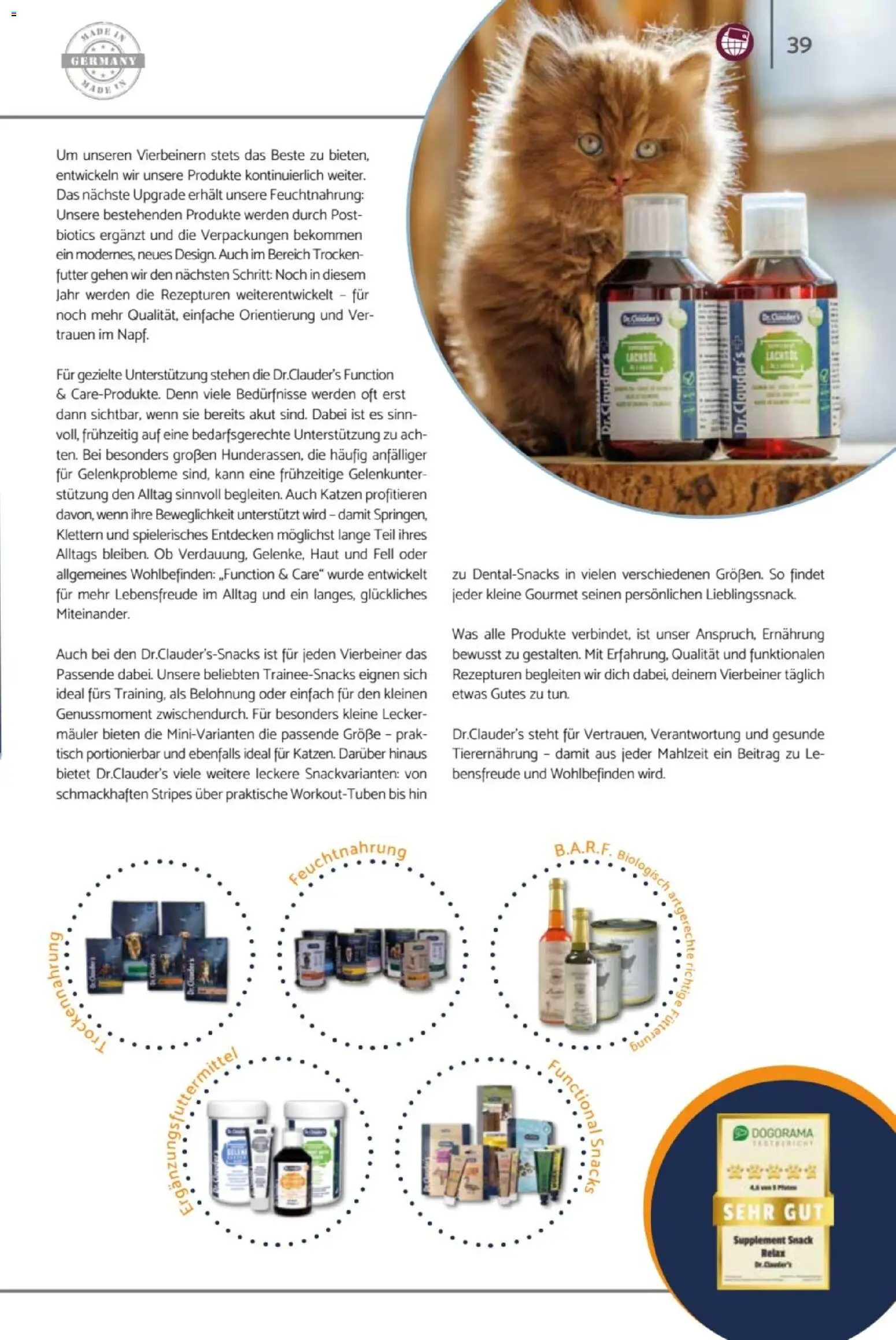 zookauf Heimtier Journal – gültig ab 01.07.2026 | Seite: 39 | Produkte: Tisch