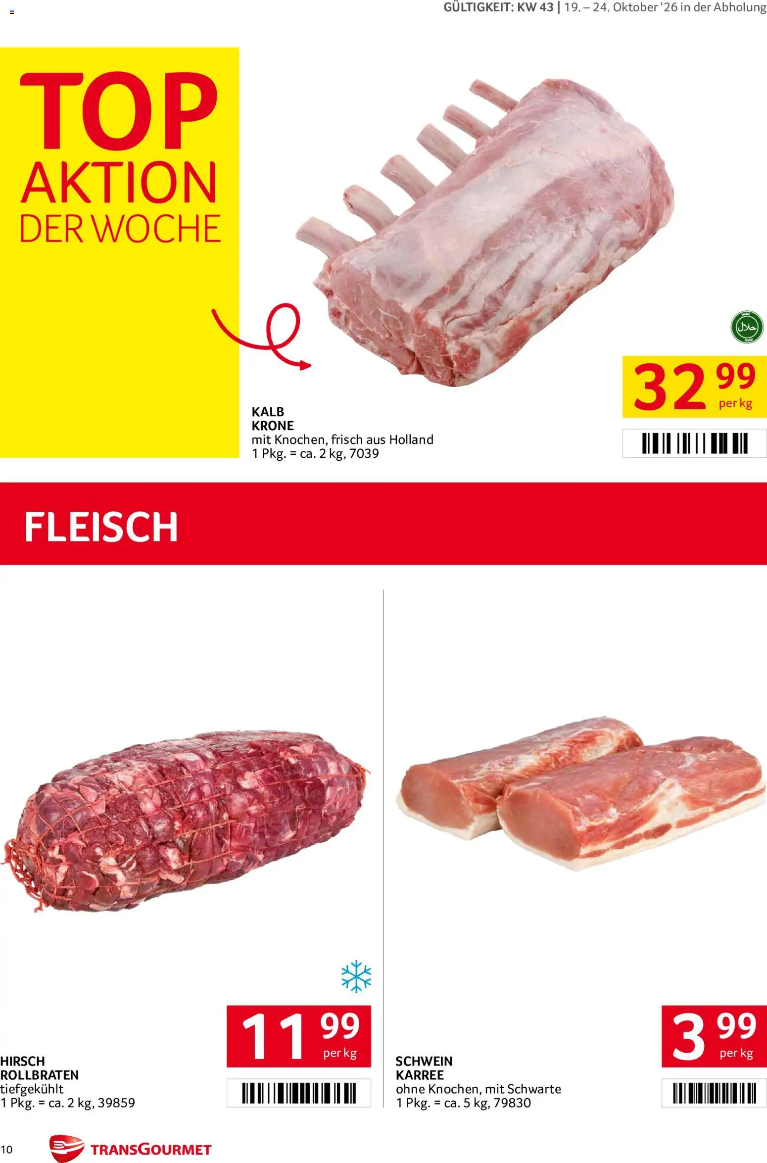 Transgourmet Broschüre gültig ab 19.10.2026 | Seite: 10