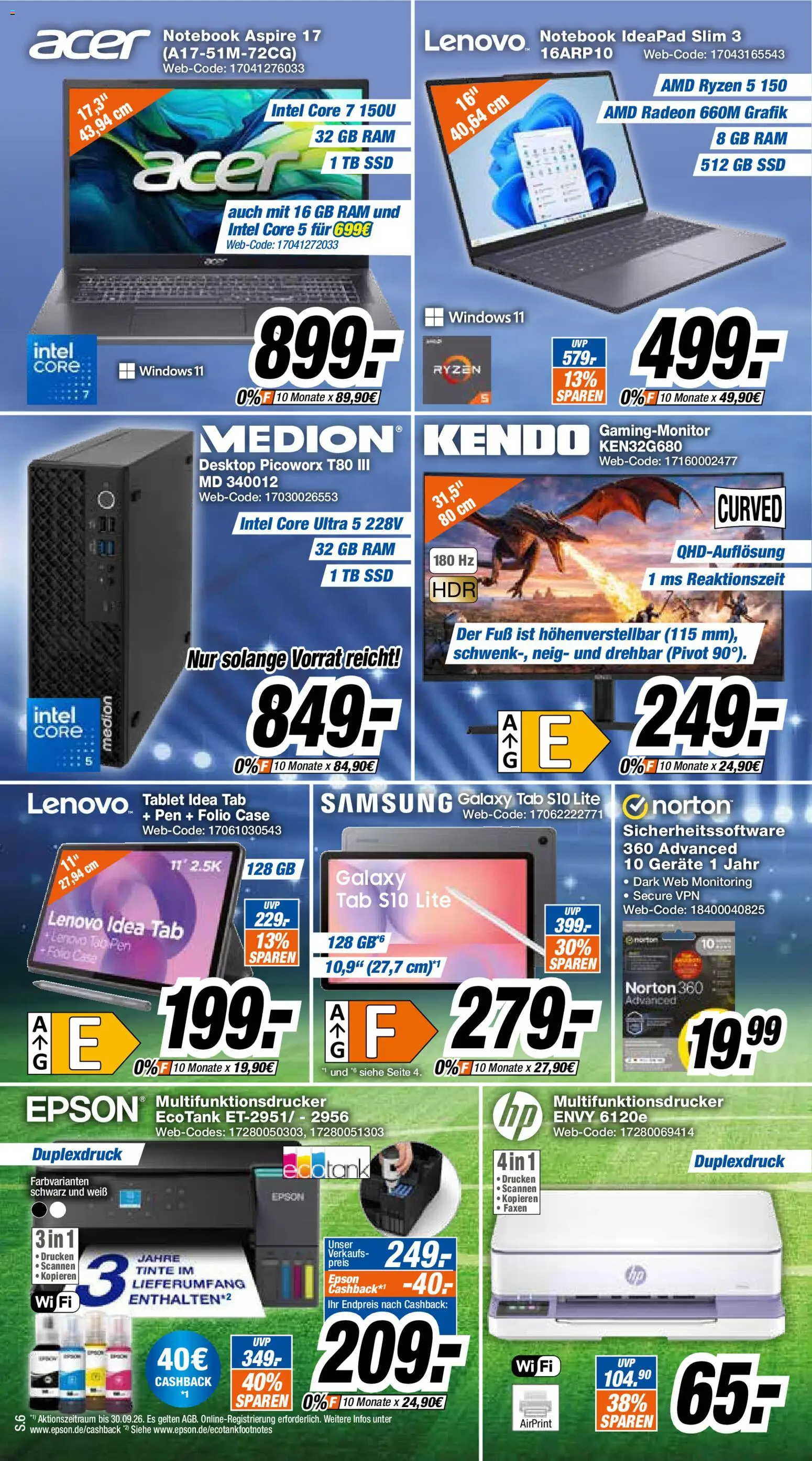 Expert - Giessen – gültig ab 15.06.2026 | Seite: 6 | Produkte: Epson, Samsung, Notebook, Tablet