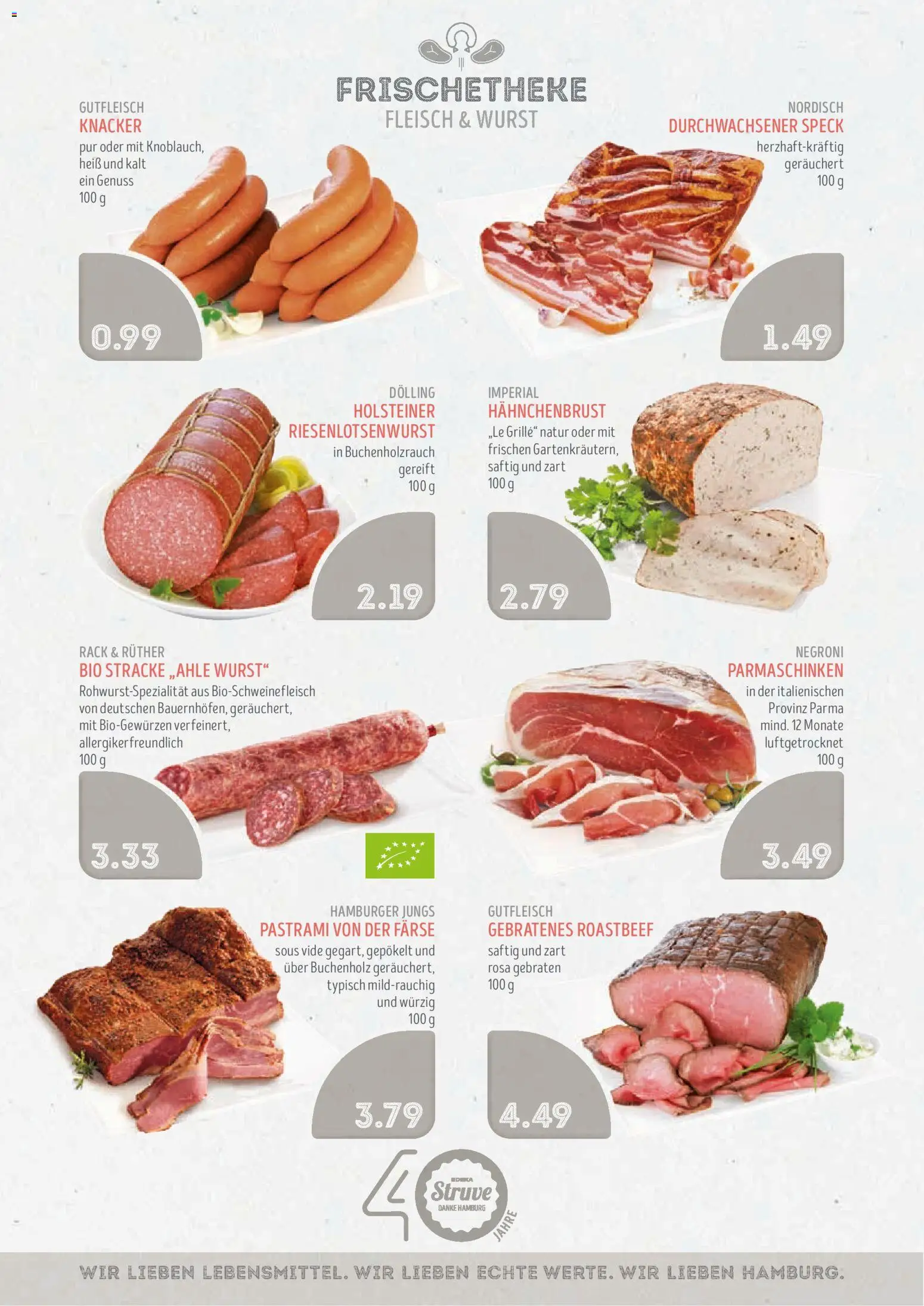 Edeka Struve Prospekt – gültig ab 31.08.2026 | Seite: 5 | Produkte: Roastbeef, Wurst, Fleisch, Hahnchenbrust
