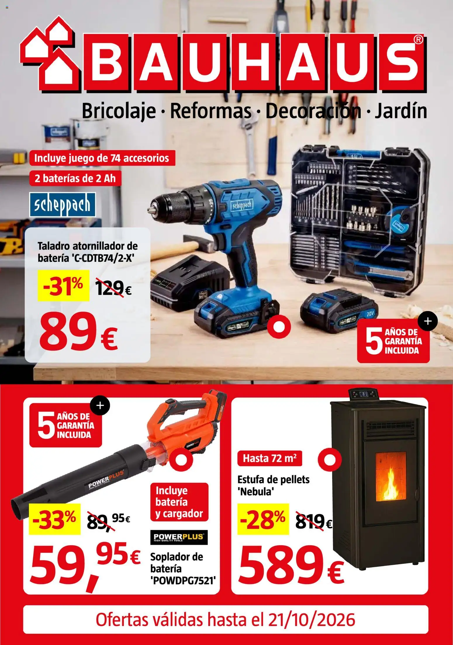Bauhaus Jueves 24 de Septiembre Ofertas y Descuentos