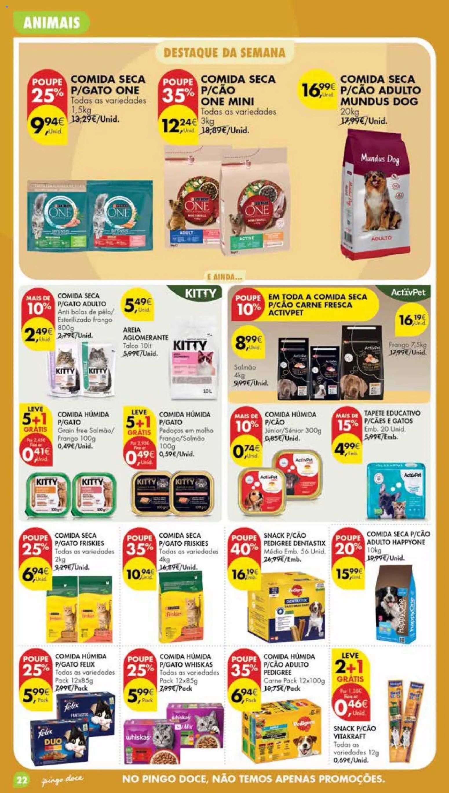 Pingo Doce Poupe Esta Semana Madeira │ válido de 18/08/2026 | Página: 22 | Produtos: Areia, Frango, Salmão, Tapete