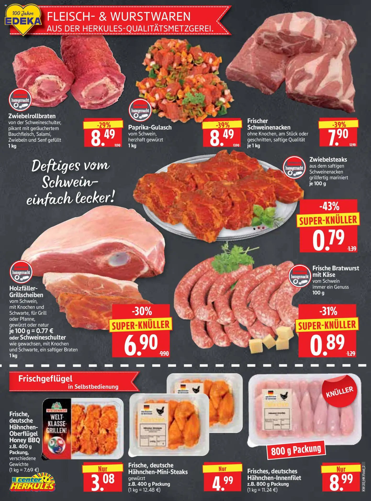 HERKULES Prospekt 	 – gültig ab 11.05.2026 | Seite: 2 | Produkte: Grill, Hahnchen, Bratwurst, Fleisch