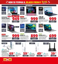 Anteprima del volantino Comet volantino valido a partire dal 18/06/2026 | Pagina: 10 | Prodotti: Router, Monitor, Range extender, Adattatore