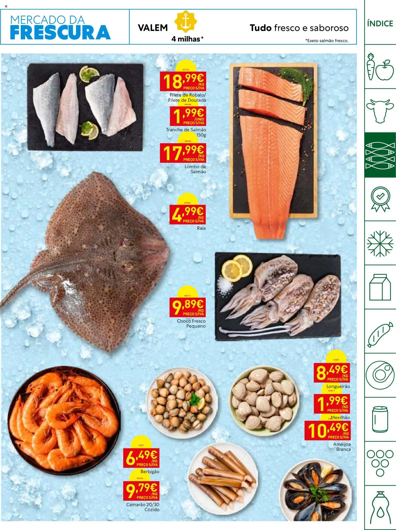 Recheio Horeca │ válido de 22/09/2026 | Página: 7 | Produtos: Dourada, Camarão, Salmão, Filete