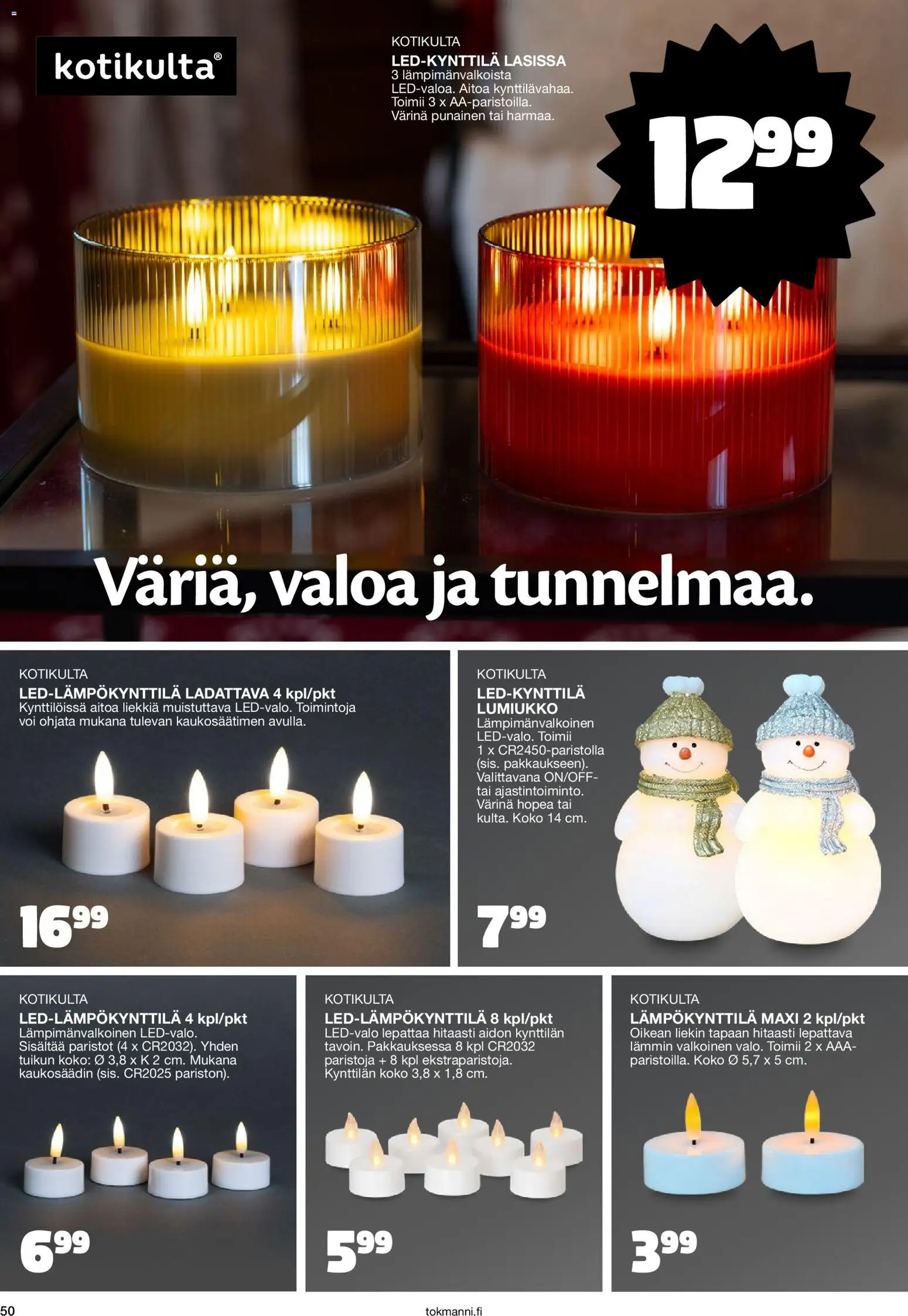 Tokmanni Joulukuvasto 2026 – voimassa 26/10/2026 alkaen | Sivu: 50