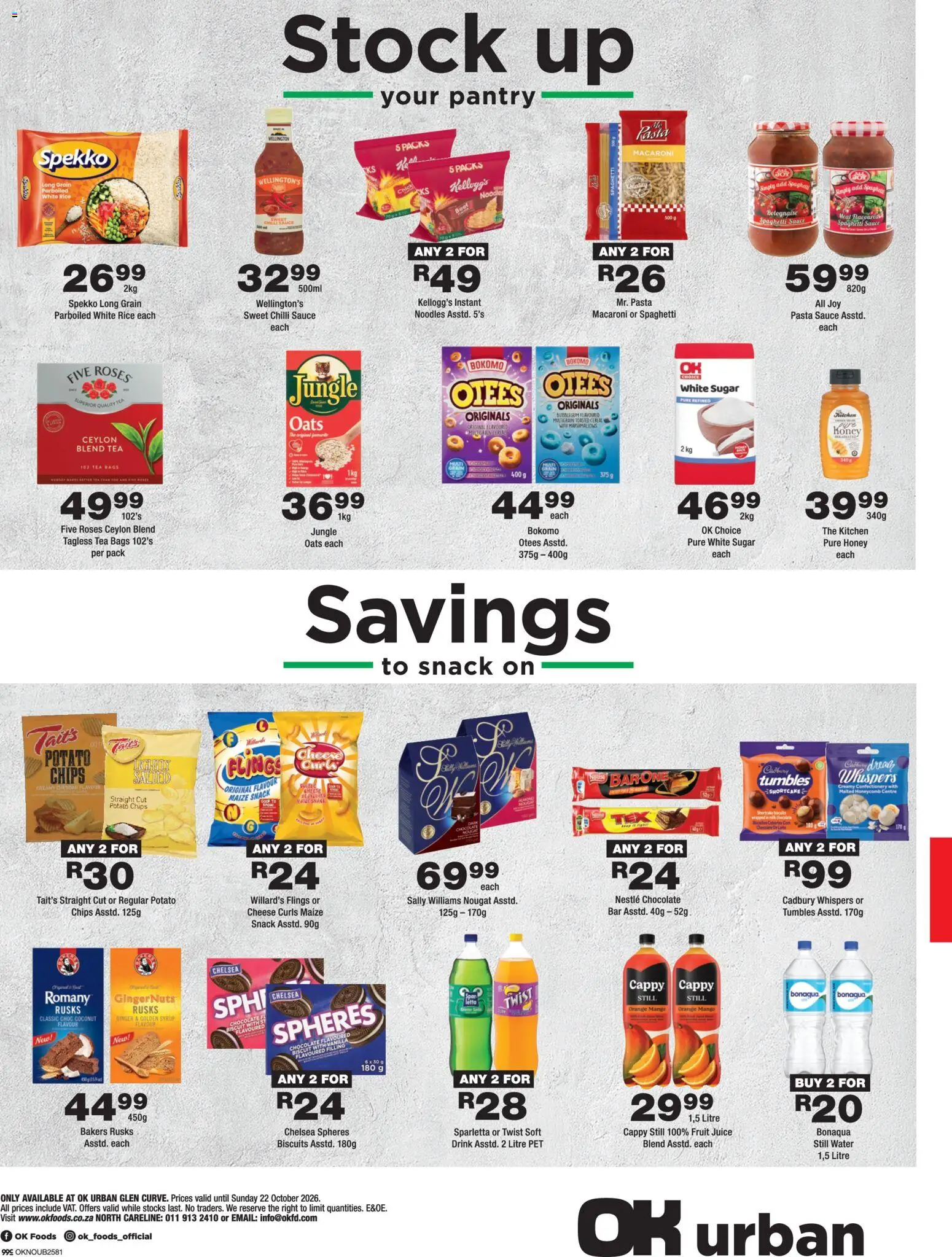 New OK Foods catalogue – valid from 14/10/2026 | Page: 4 | Products: Vanilla, Cheese, Fruit, Sauce