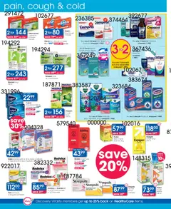 Clicks specials catalogue – valid from 09.06.2026 | Page: 24 | Products: Cough syrup, Powder, Lozenges, Sugar