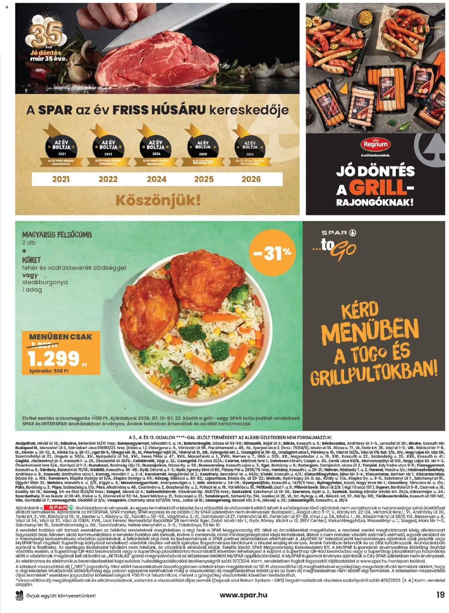 Spar akciós újság — page 19