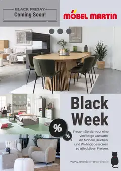 Möbel Martin Black Friday Ankündigung ab 27.10.2026 gültig