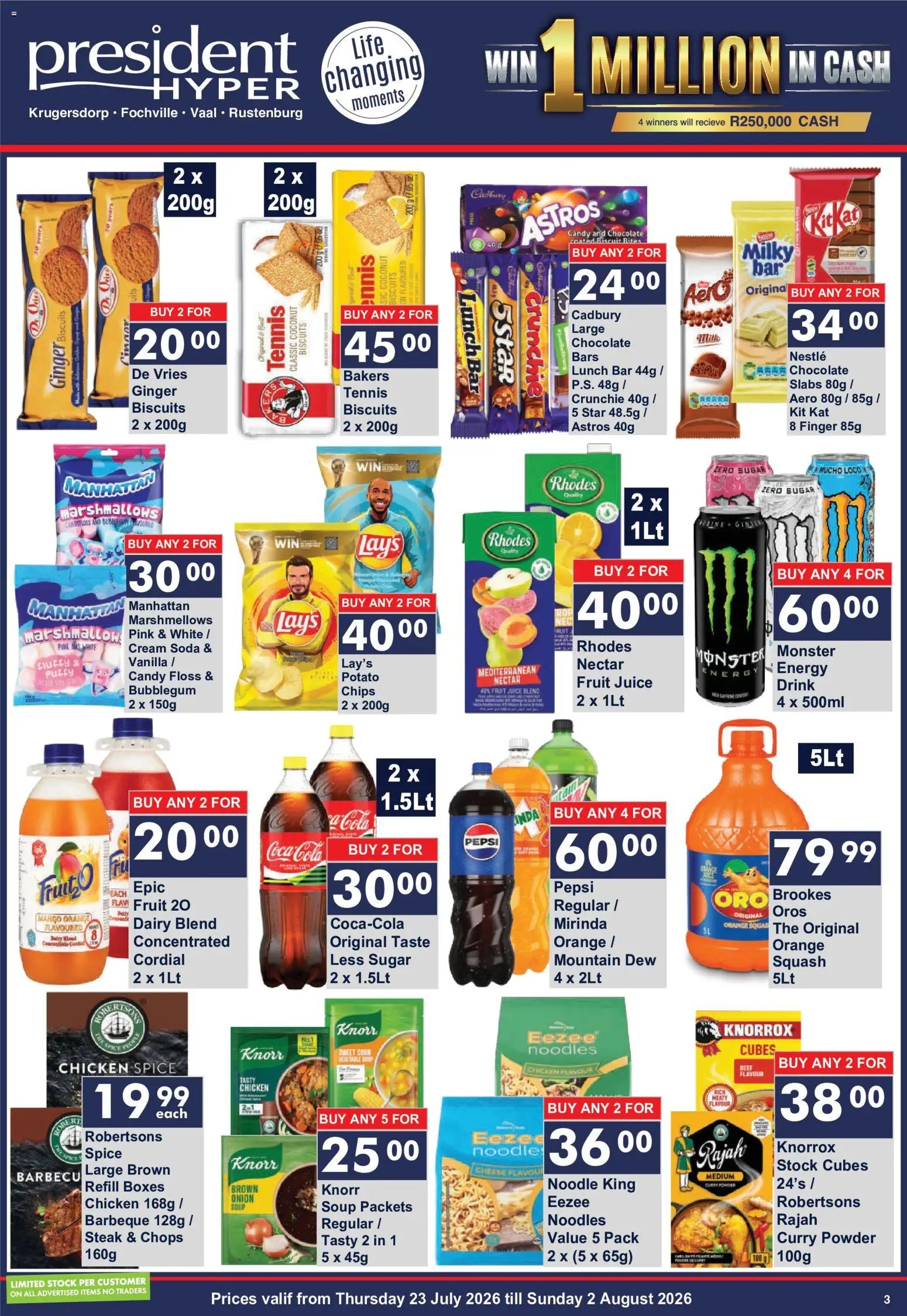 New President Hyper catalogue – valid from 23/07/2026 | Page: 3