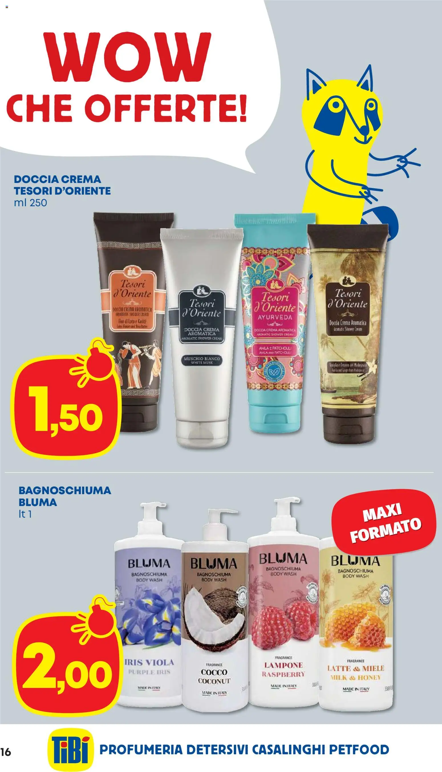 Volantino Panorama del 07.05.2026 | Pagina: 16 | Prodotti: Crema, Cocco, Miele, Doccia
