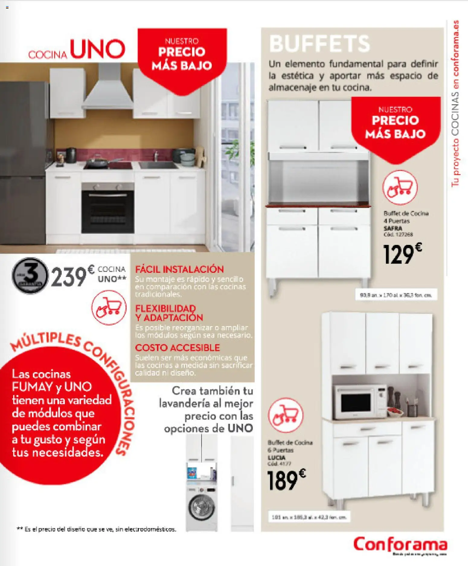 Conforama folleto │ válido desde el 16.04.2026 | Página: 69 | Productos: Cocina, Almacenaje