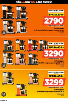 Power erbjudanden - Förhandsvisning av reklamblad från butik Power aktuell från 22/06/2026 | Sida: 38 | Produkter: Kaffebryggare, Såg, Kaffe