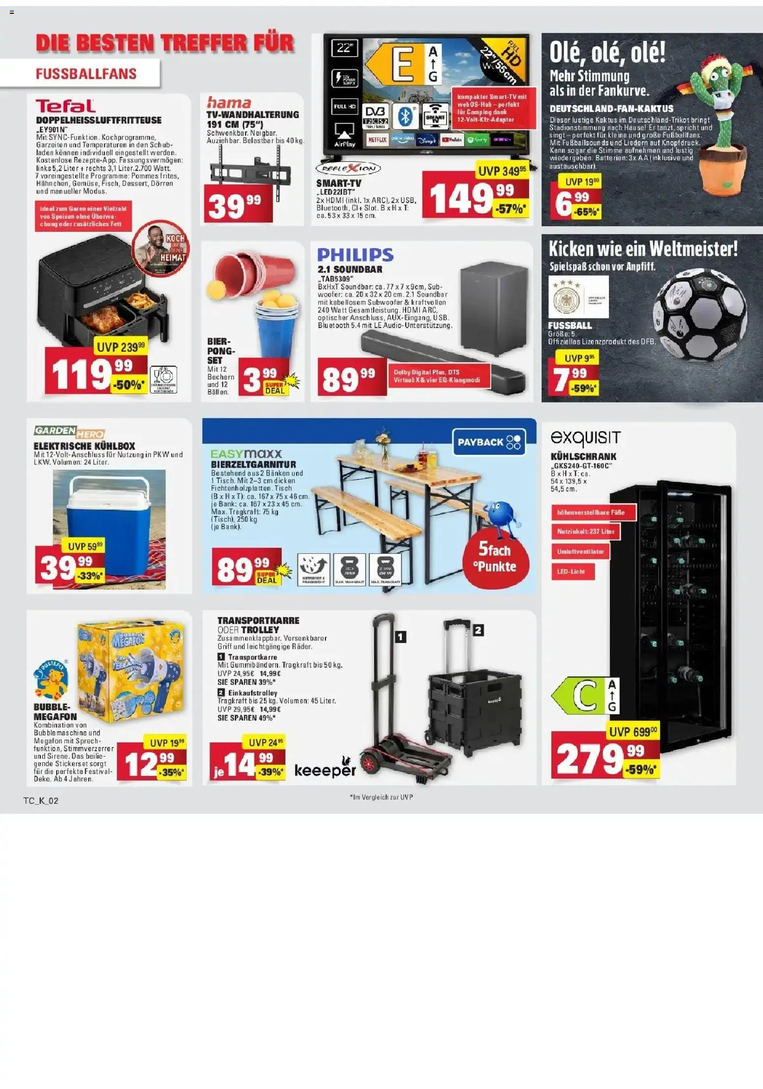 Edeka Prospekt Ulm-Lehr – gültig ab 01.06.2026 | Seite: 53 | Produkte: Philips, Batterien, Bier, Fußball