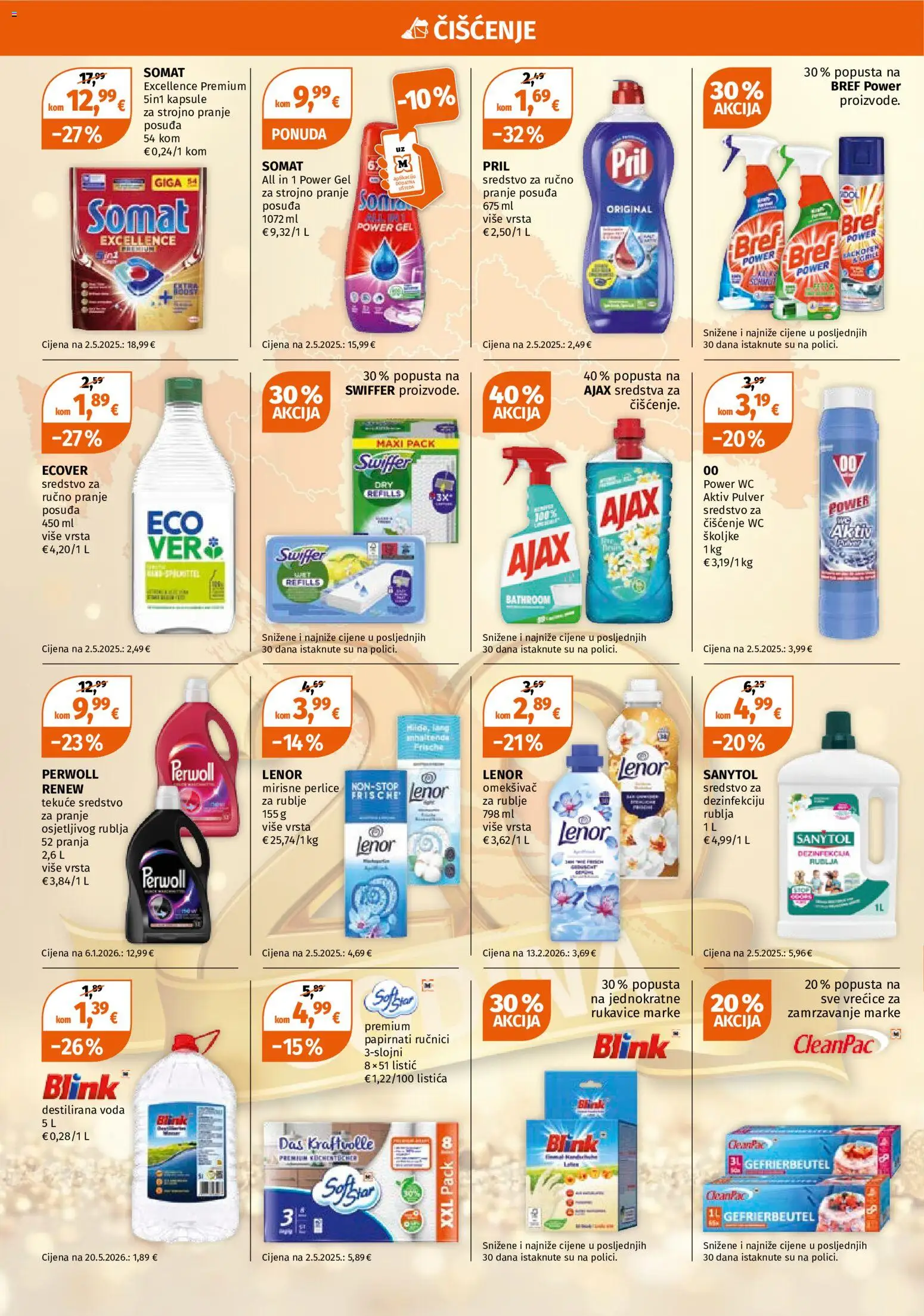 Müller katalog | vrijedi od 28.09.2026 | Stranica: 10 | Proizvodi: Destilirana voda, Voda, Sol, Perwoll