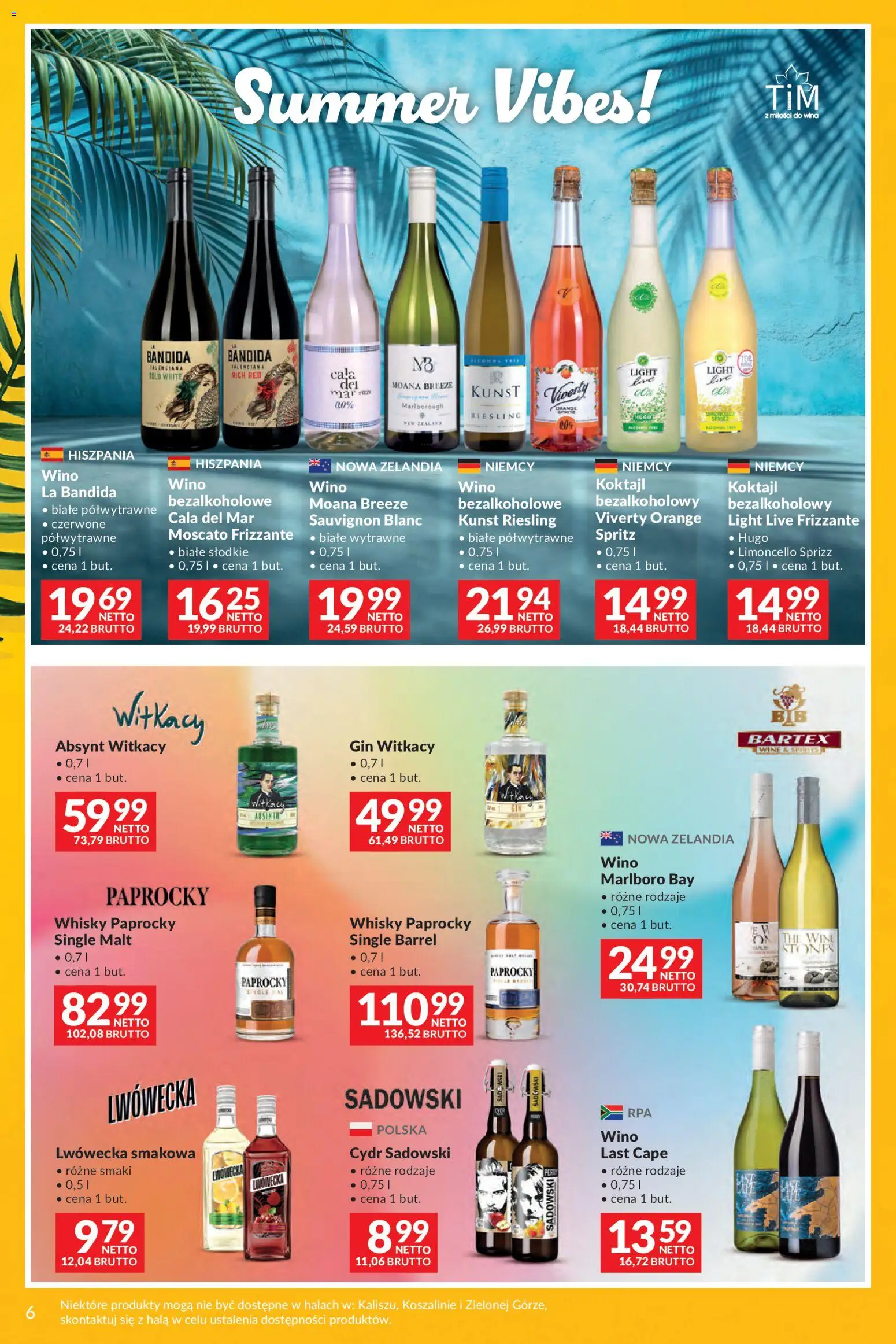 Makro gazetka - Summer drinks od 07.07.2026 | Strona: 6 | Produkty: Riesling, Wino, Gin, Whisky