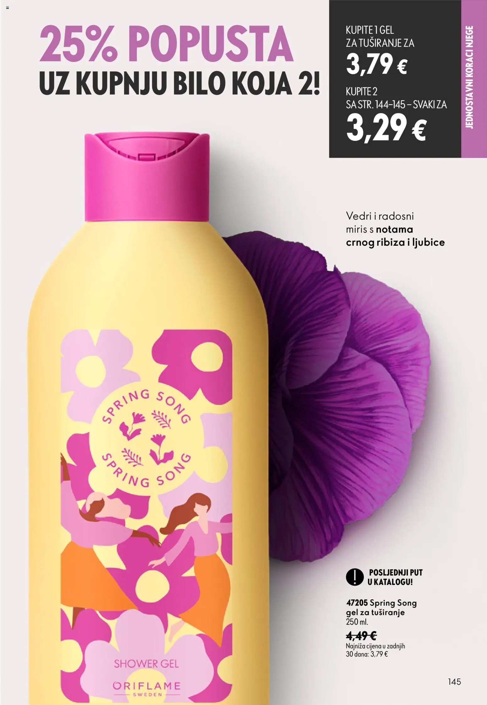 Oriflame katalog | vrijedi od 26.08.2026 | Stranica: 145 | Proizvodi: Miris, Gel za tuširanje