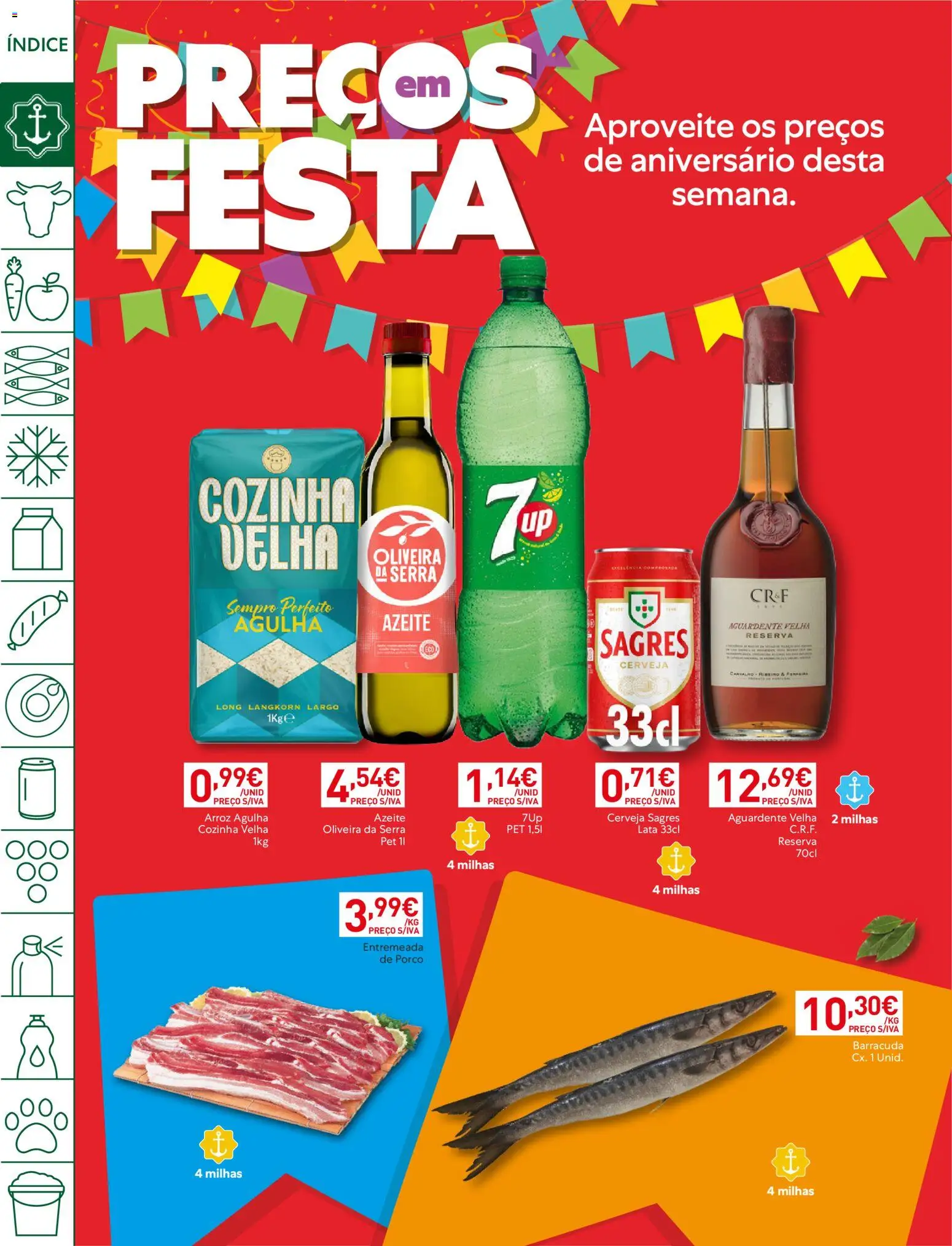 Recheio folheto Madeira │ válido de 20/10/2026 | Página: 2 | Produtos: Azeite, Entremeada, Cerveja, Arroz