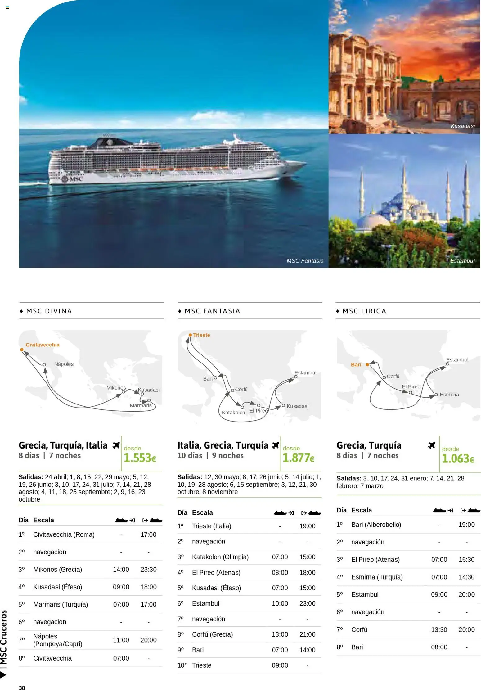 Viajes El Corte Inglés Cruceros marítimos │ válido desde el 01/01/2026 | Página: 39 | Productos: Navegación