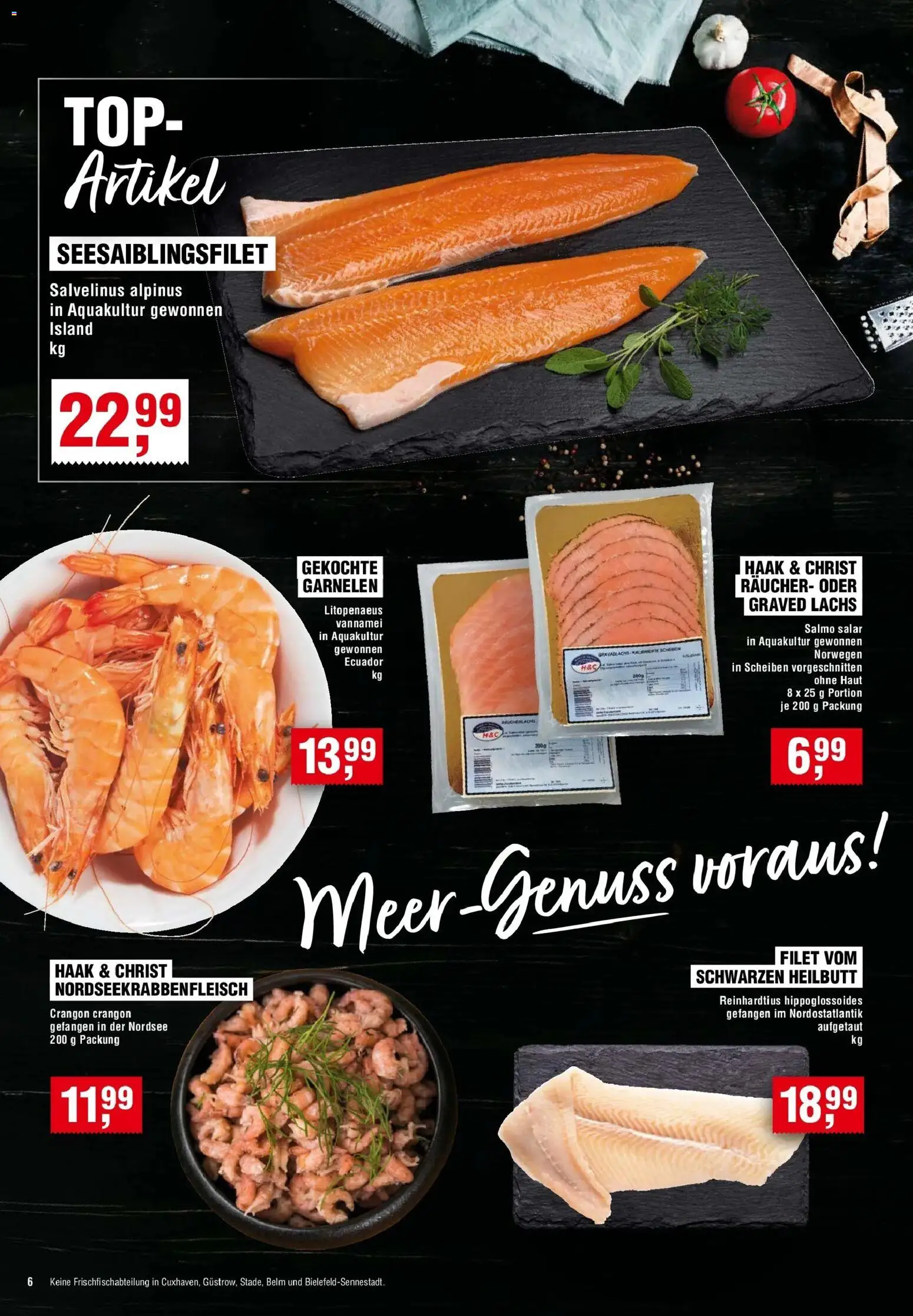 Edeka Prospekt Dresden – gültig ab 13.08.2026 | Seite: 6 | Produkte: Top, Garnelen, Lachs