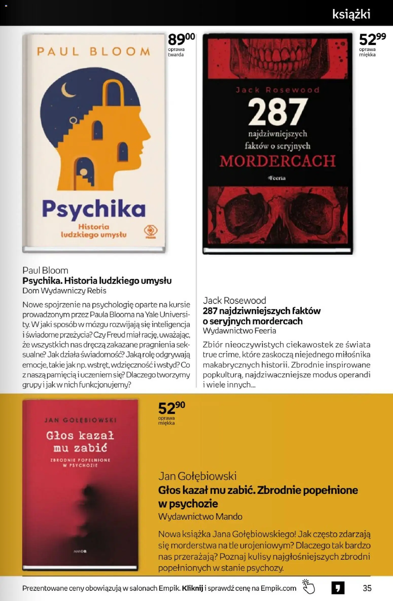 Empik promocje - Tom kultury Książki od 03.06.2026 | Strona: 35 | Produkty: Książki