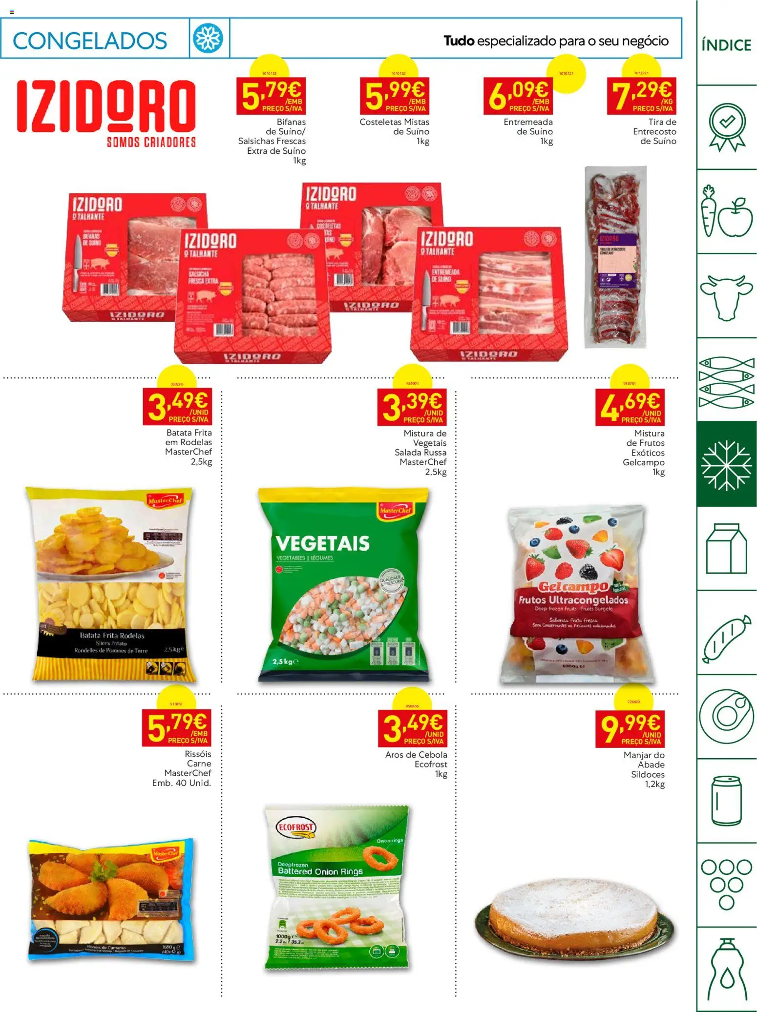 Recheio Horeca Madeira │ válido de 01/09/2026 | Página: 9 | Produtos: Batata, Batata frita, Legumes, Entremeada