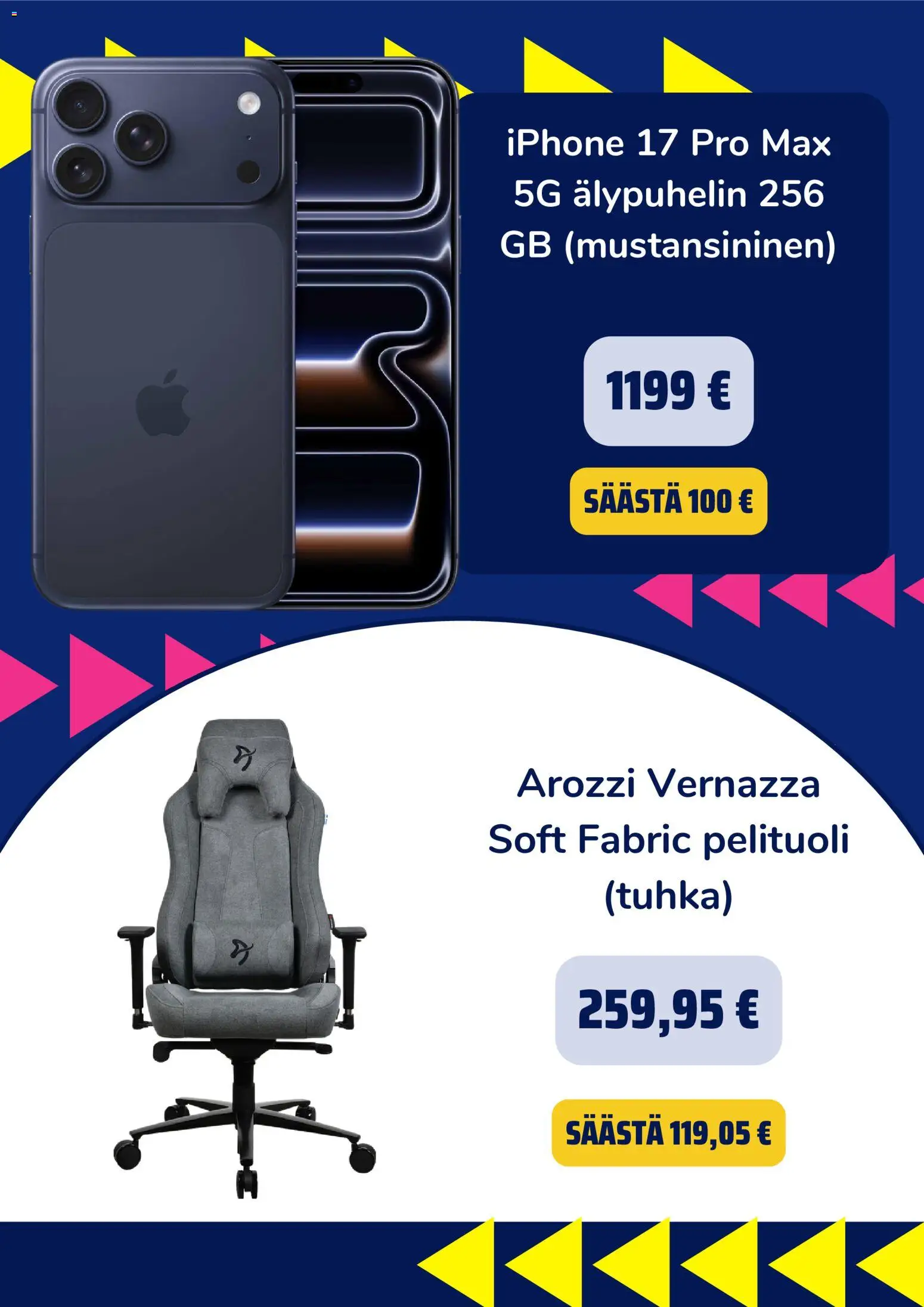 Gigantti tarjoukset – voimassa 24/08/2026 alkaen | Sivu: 5 | Tuotteet: Pelituoli, Älypuhelin