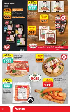 Auchan akciós újság - amely érvényes a következő dátumtól: 2026.07.16. | Oldal: 8