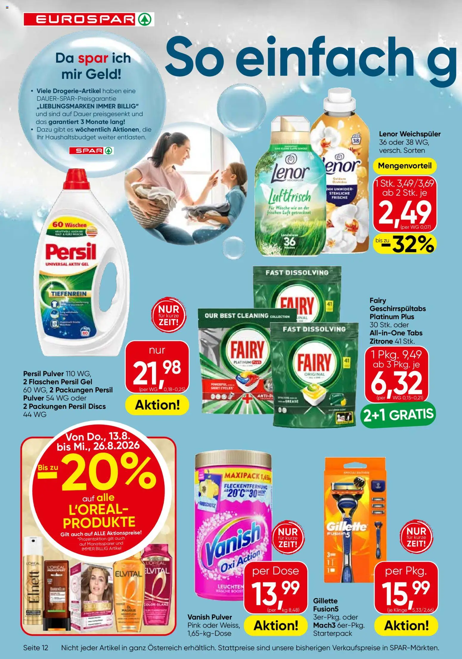 Eurospar - Flugblatt gültig ab 13.08.2026 | Seite: 12