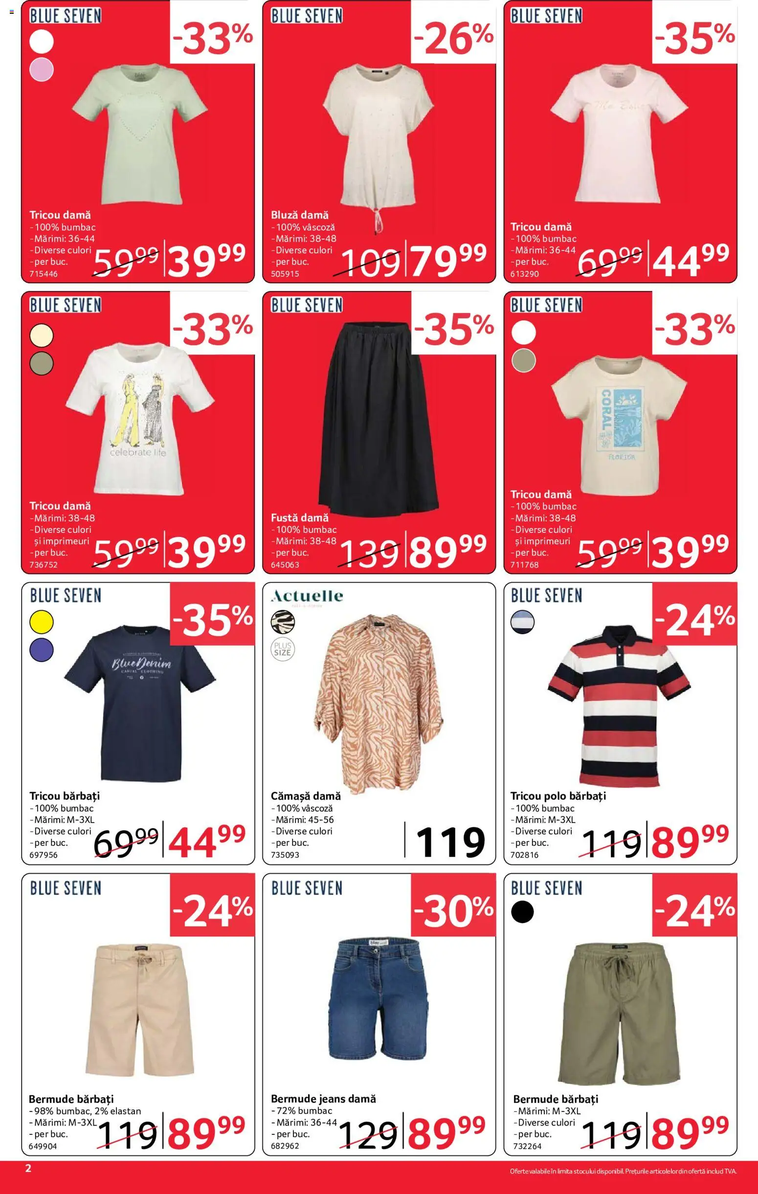 Noul catalog Selgros – valabil de la 07.08.2026 | Pagină: 2 | Produse: Tricou, Bluză