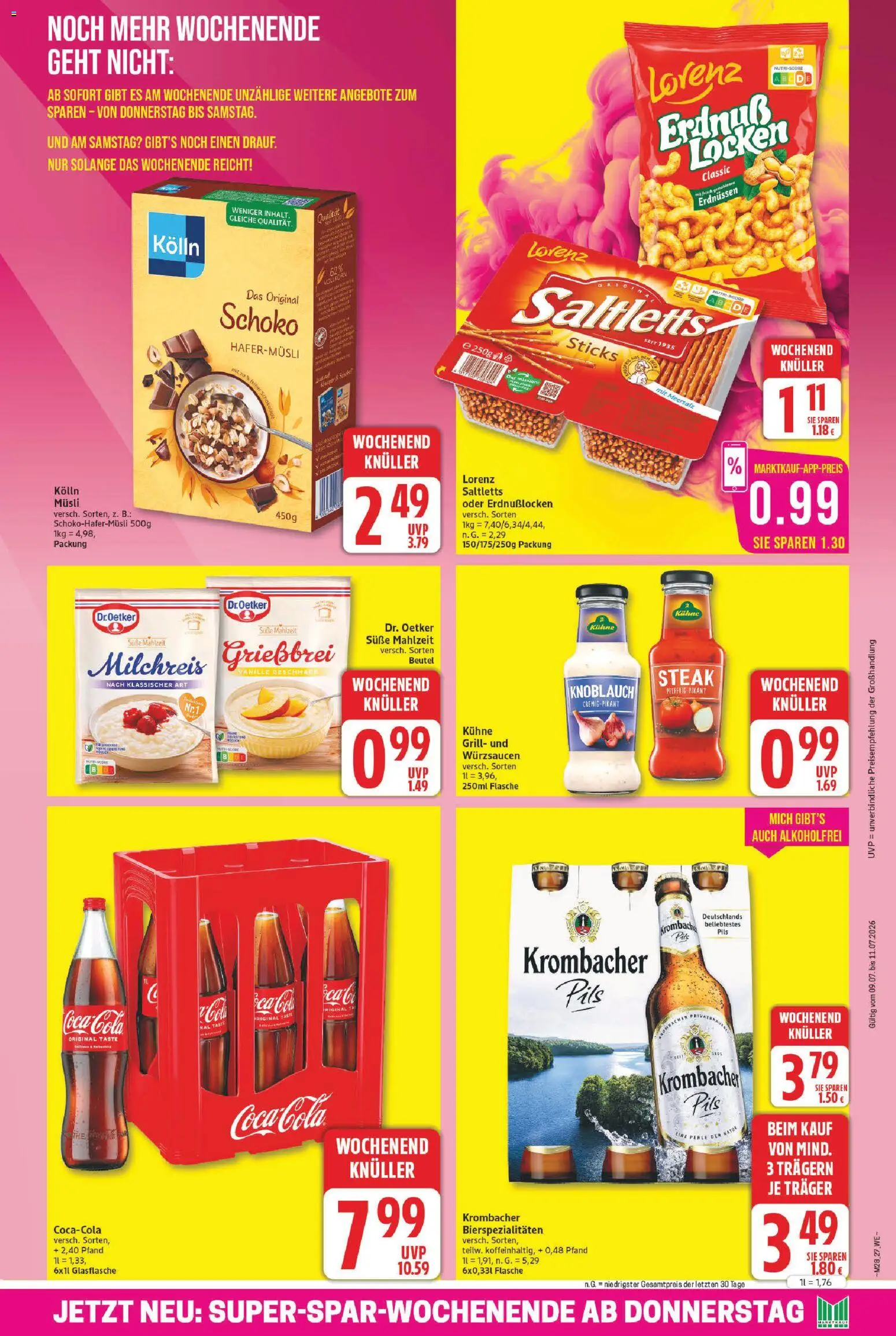 Marktkauf Prospekt – gültig ab 06.07.2026 | Seite: 27 | Produkte: Musli, Grill, Schokolade, Knoblauch