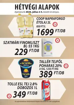 COOP Szolnok akciós újság - amely érvényes a következő dátumtól: 2026.07.02. | Oldal: 5