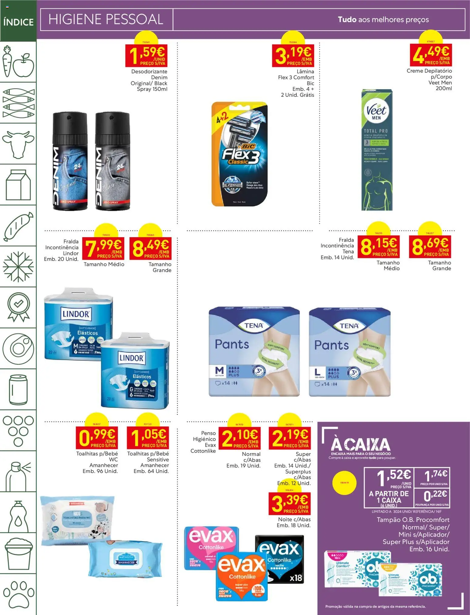 Recheio folheto │ válido de 26.05.2026 | Página: 34 | Produtos: Desodorizante, Creme depilatório, Caixa, Creme