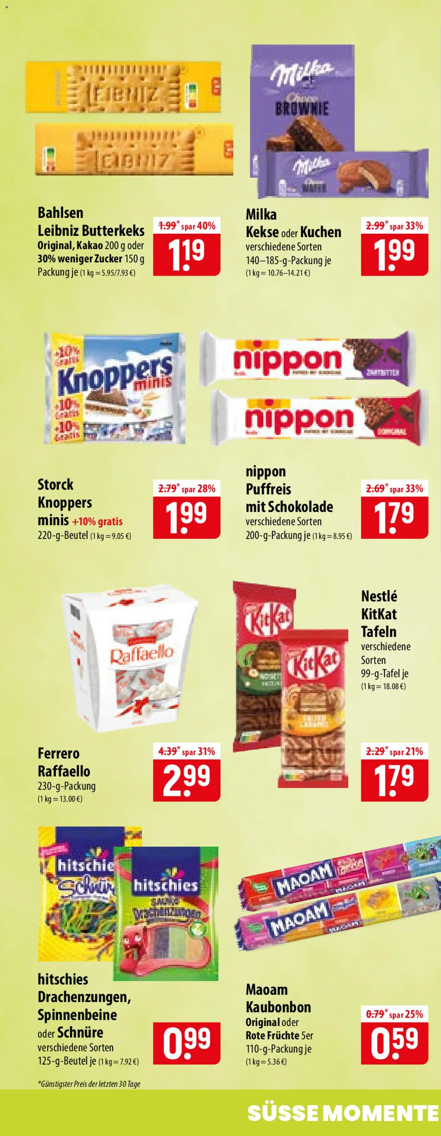 Famila Prospekt – gültig ab 13.07.2026 | Seite: 24 | Produkte: Raffaello, Milka, Knoppers, Kekse