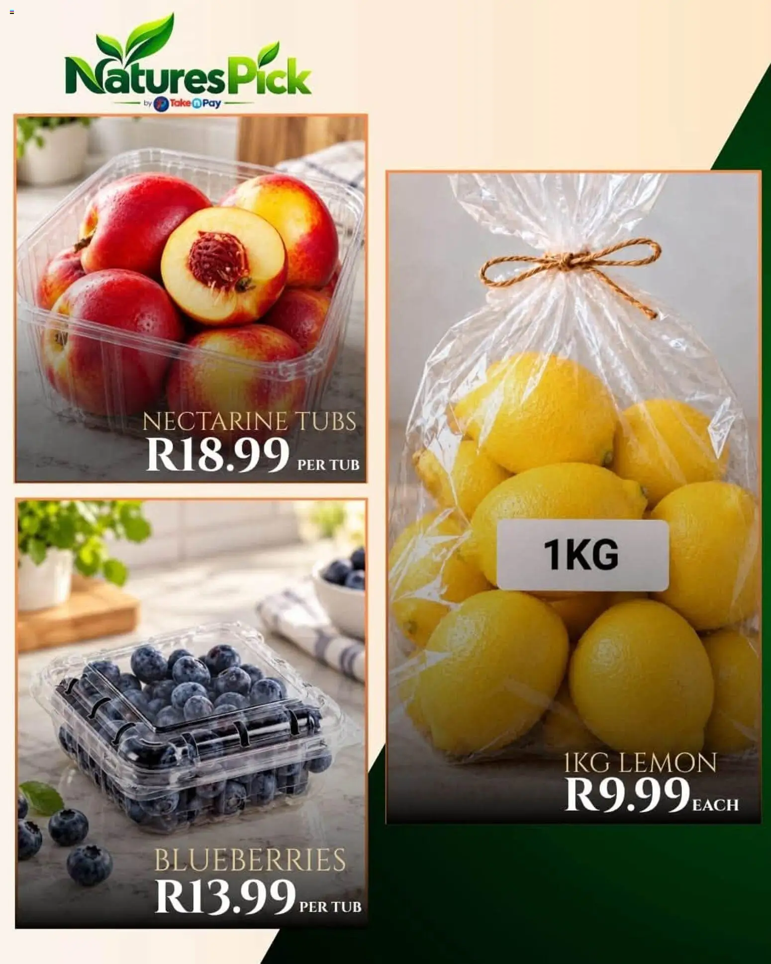 New Take n Pay catalogue – valid from 30/10/2026 | Page: 15 | Products: Blueberries, Lemon