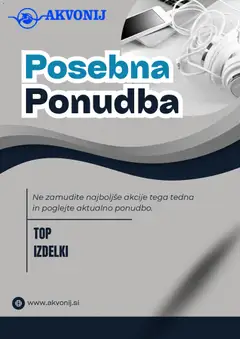 Akvonij katalog akcije – veljaven od 07.09.2026
