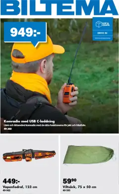 Biltema erbjudanden jakt - Förhandsvisning av reklamblad från butik Biltema aktuell från 19/08/2026