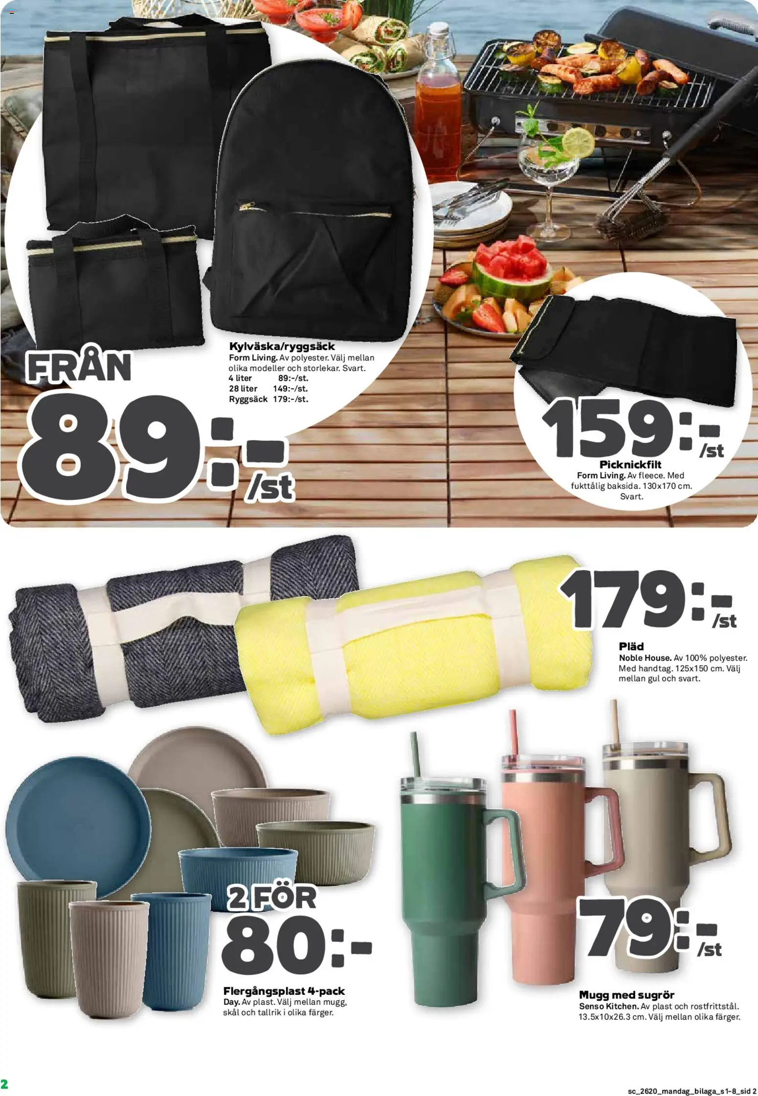 Stora Coop reklamblad aktuell från 11.05.2026 | Sida: 14 | Produkter: Pläd, Ryggsäck