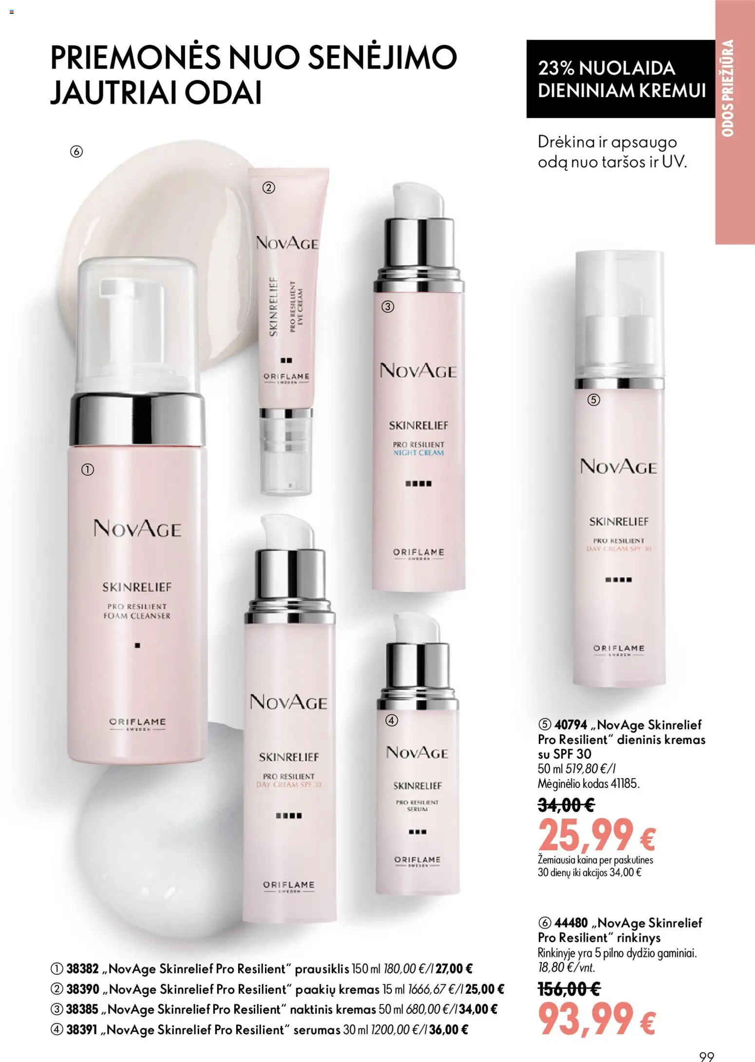 Oriflame akcijos nuo 24.06.2026 | Puslapis: 99 | Prekių: Kremas, Prausiklis