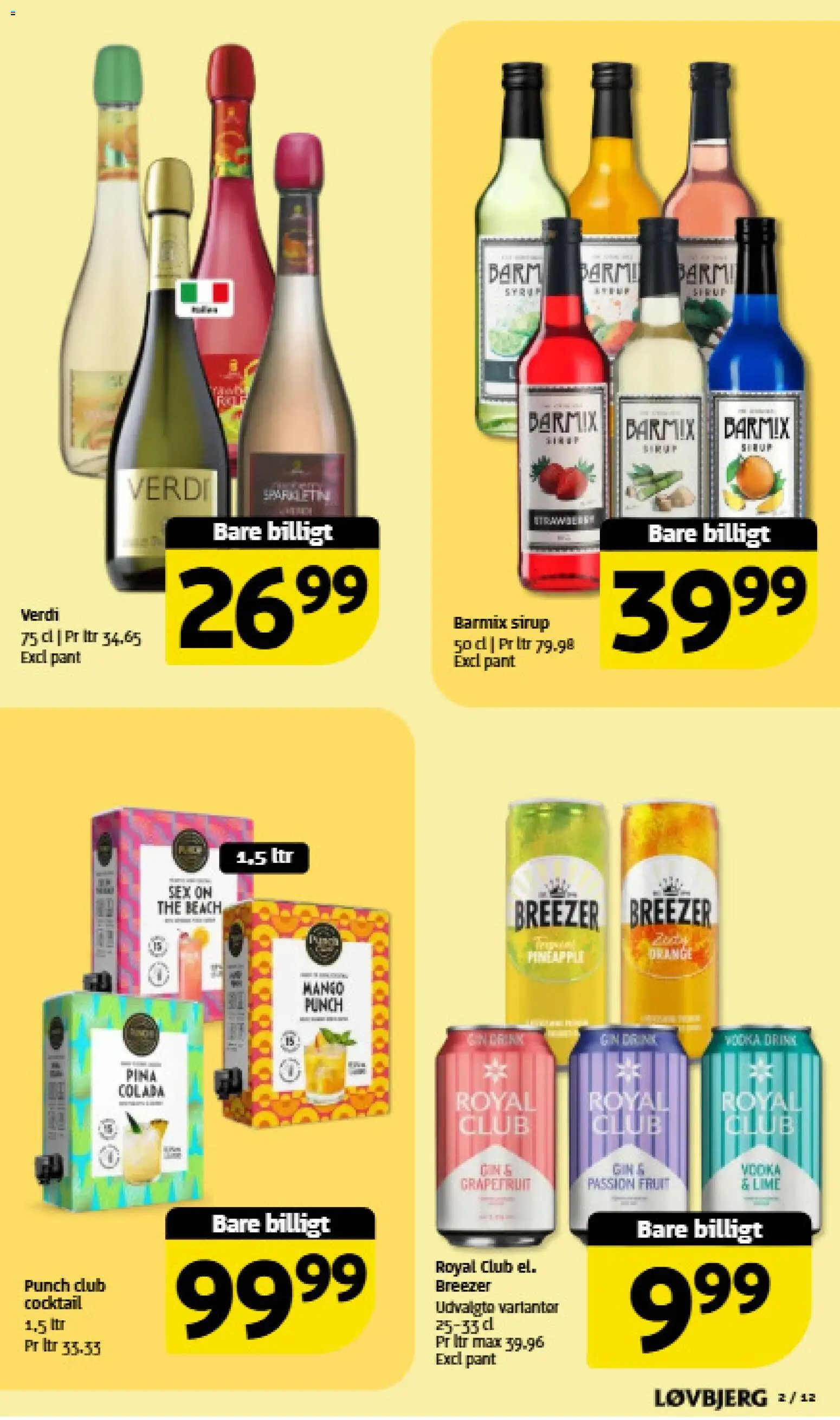 Løvbjerg tilbudsavis – gyldig fra 22.05.2026 | Side: 2 | Produkter: Mango, Gin, Vodka, Lime